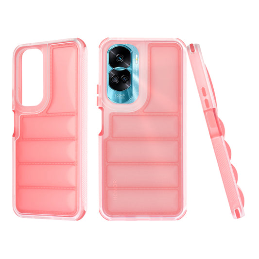 Coque pour Honor 90 Lite, Techsuit, Wave Shield, Rouge