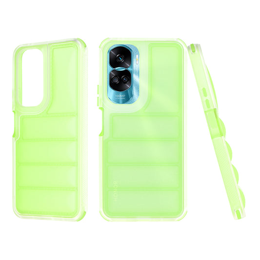 Coque pour Honor 90 Lite, Techsuit, Wave Shield, Vert
