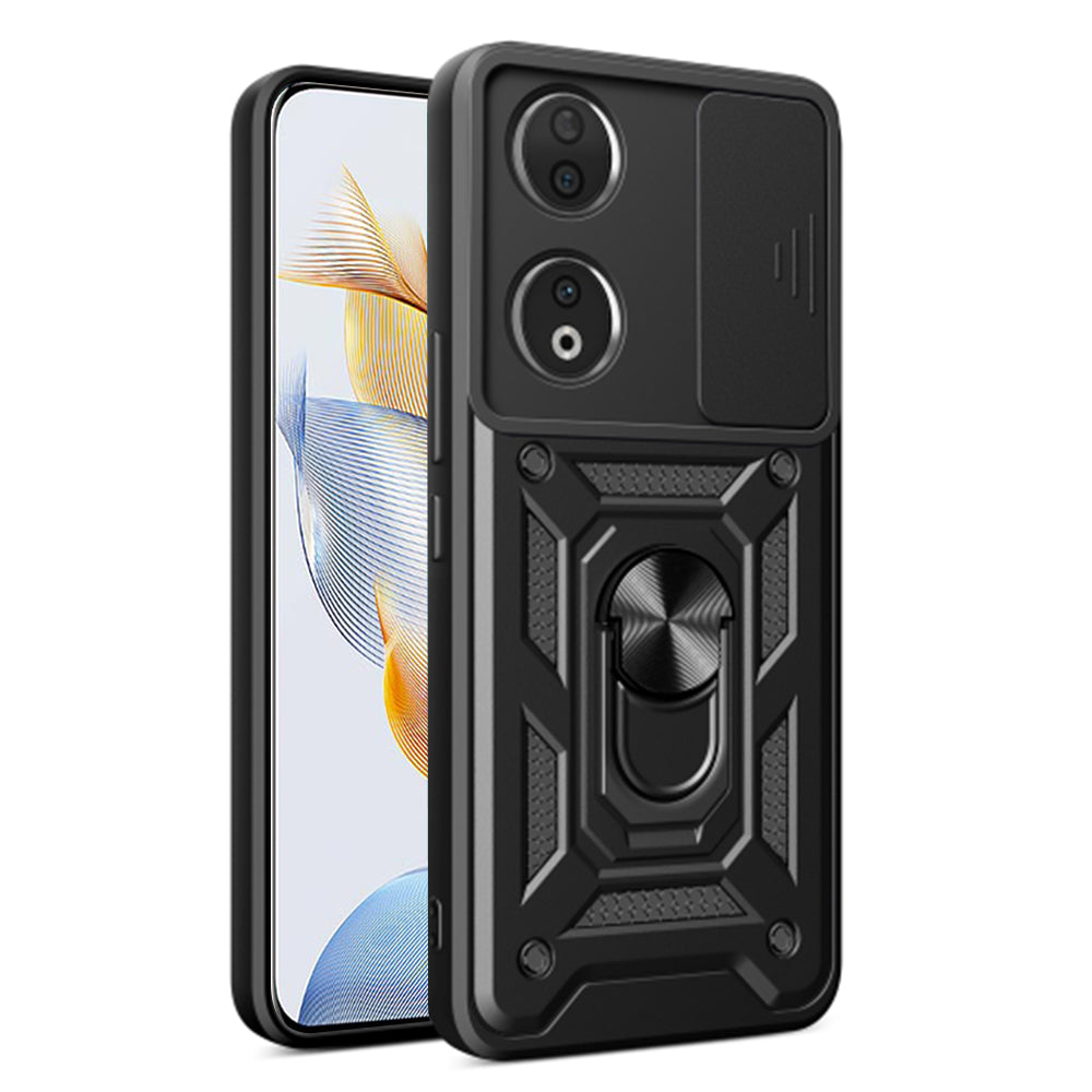 Coque pour Honor 90, Techsuit, CamShield, Noire