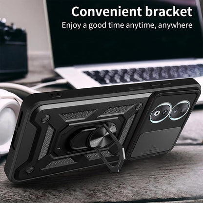 Coque pour Honor 90, Techsuit, CamShield, Noire