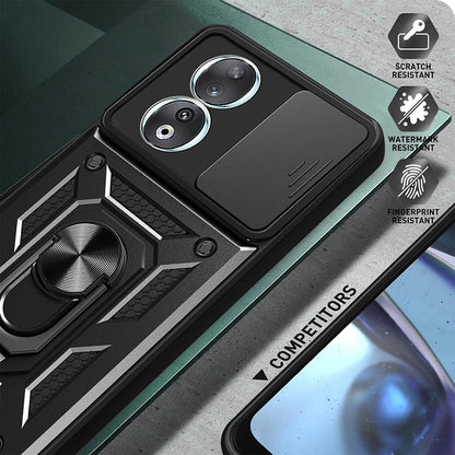 Coque pour Honor 90, Techsuit, CamShield, Noire