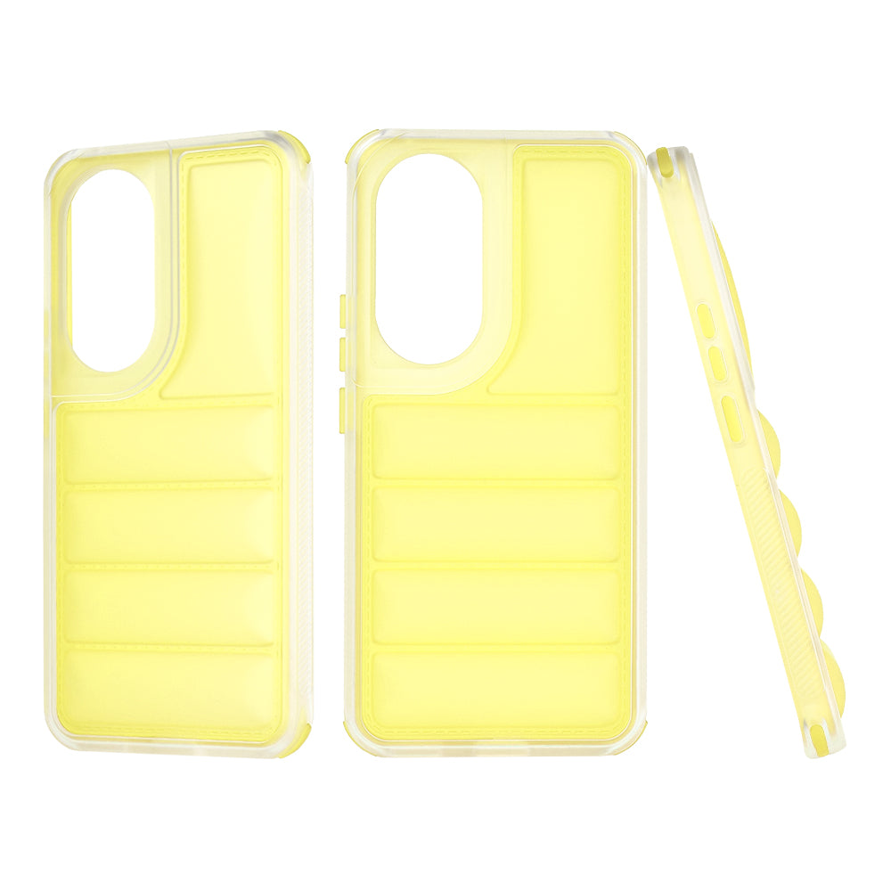 Coque pour Honor 90, Techsuit, Wave Shield, Jaune