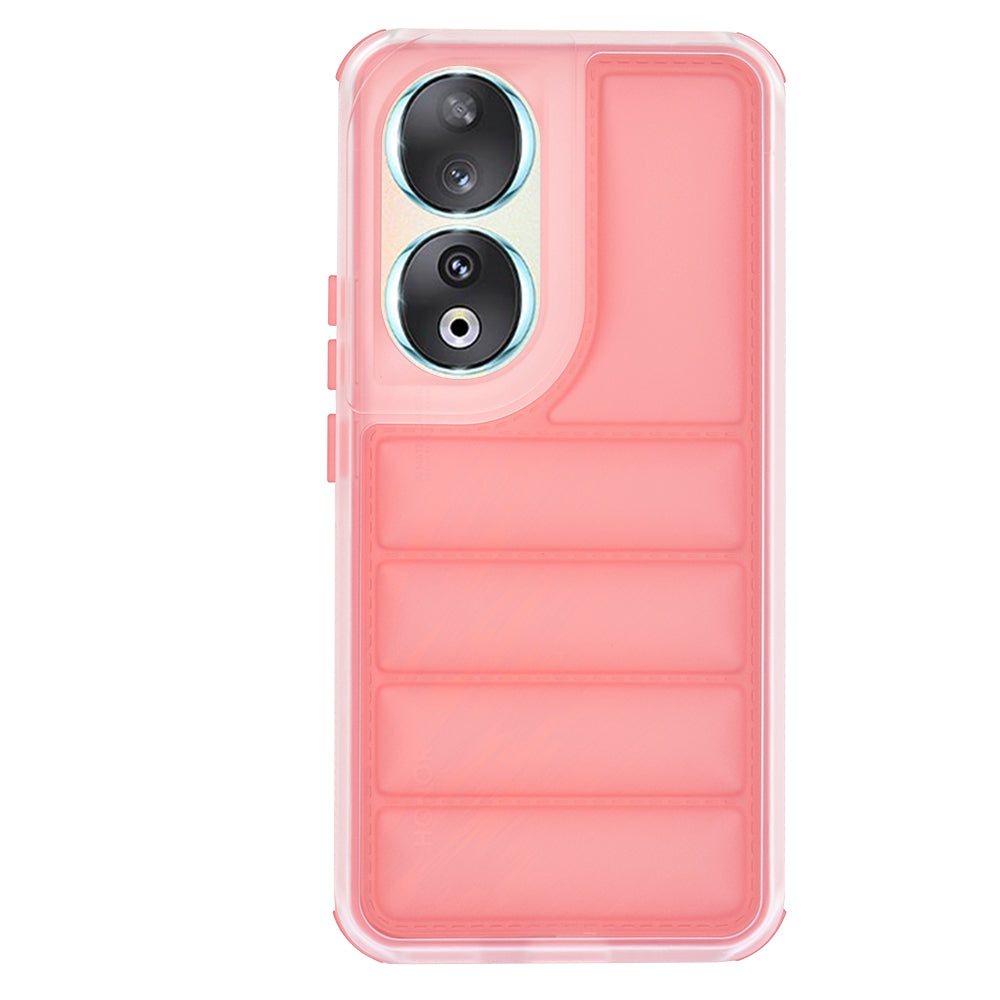 Coque pour Honor 90, Techsuit, Wave Shield, Rouge