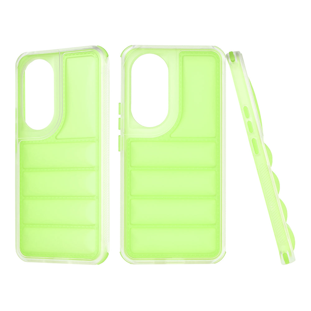 Coque pour Honor 90, Techsuit, Wave Shield, Vert