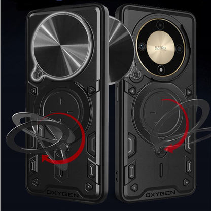 Coque pour Honor Magic5 Lite, Techsuit, CamGuard Pro, Noire