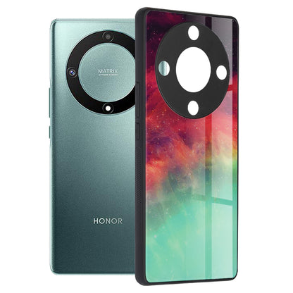 Étui pour Honor Magic5 Lite, Techsuit, Glaze, Turquoise