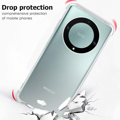 Case for Honor Magic5 Lite, Techsuit, Shockproof Clear, Transparent