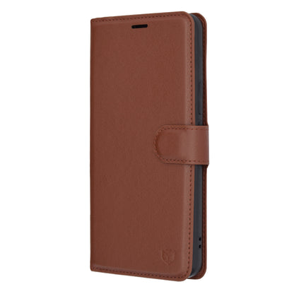 Hülle für Honor Magic5 Pro, Techsuit, Leder-Folio, Braun