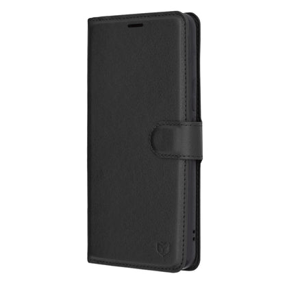 Hülle für Honor Magic5 Pro, Techsuit, Leder-Folio, Schwarz