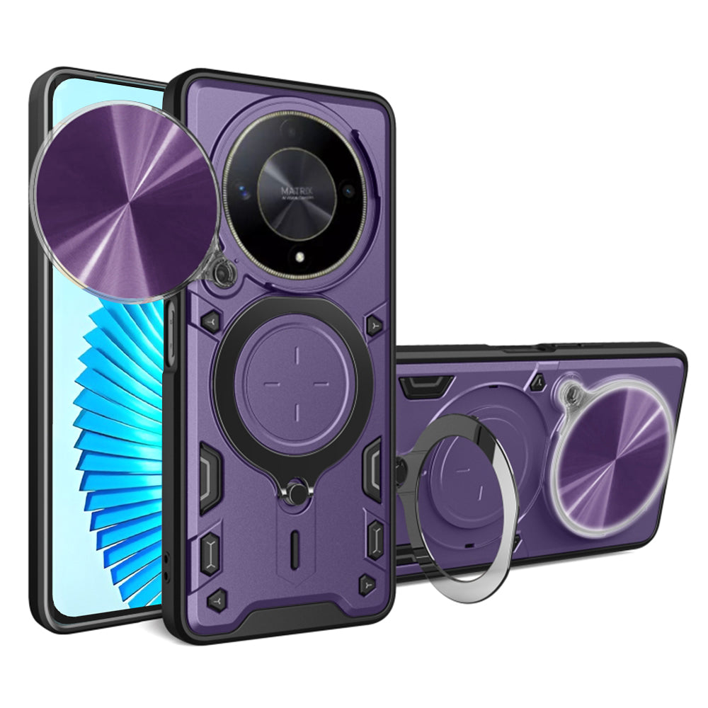Case for Honor Magic6 Lite, Techsuit, CamGuard Pro, Purple