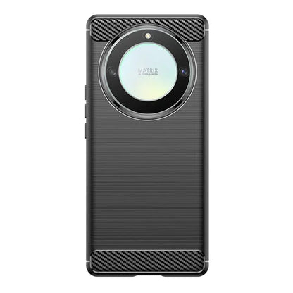 Coque pour Honor Magic6 Lite, Techsuit, Carbone, Noire