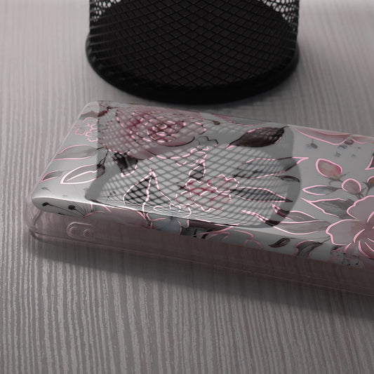 Coque pour Honor Magic6 Lite, Techsuit, Marble, Blanche