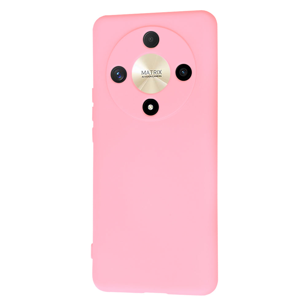 Coque pour Honor Magic6 Lite, Techsuit, SoftFlex, Rose Clair