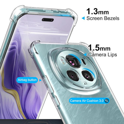 Coque pour Honor Magic6 Pro, Techsuit, Antichoc Claire, Transparente