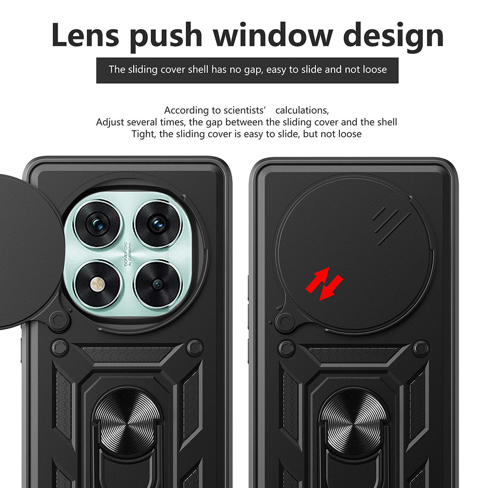 Hülle für Honor Magic7 Pro, Techsuit, CamShield, Schwarz