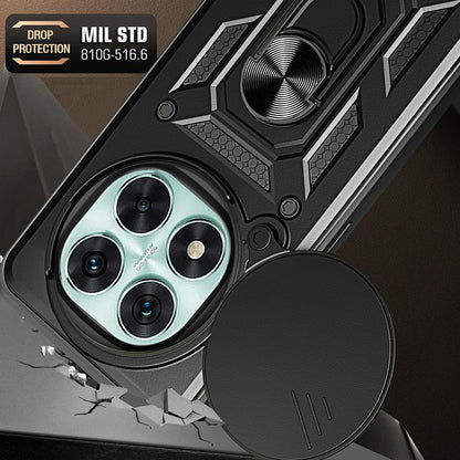 Hülle für Honor Magic7 Pro, Techsuit, CamShield, Schwarz