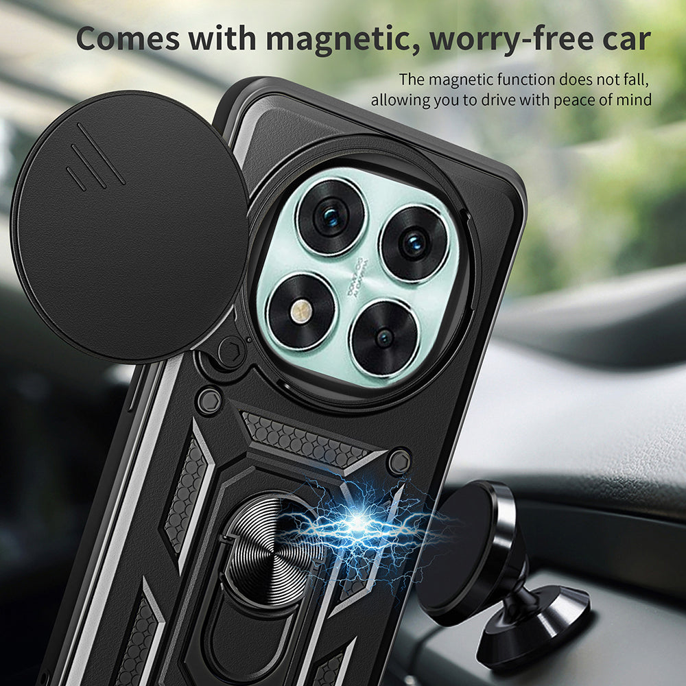 Hülle für Honor Magic7 Pro, Techsuit, CamShield, Schwarz