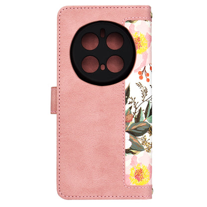 Coque pour Honor Magic7 Pro, Techsuit, FlipCraft, Rose