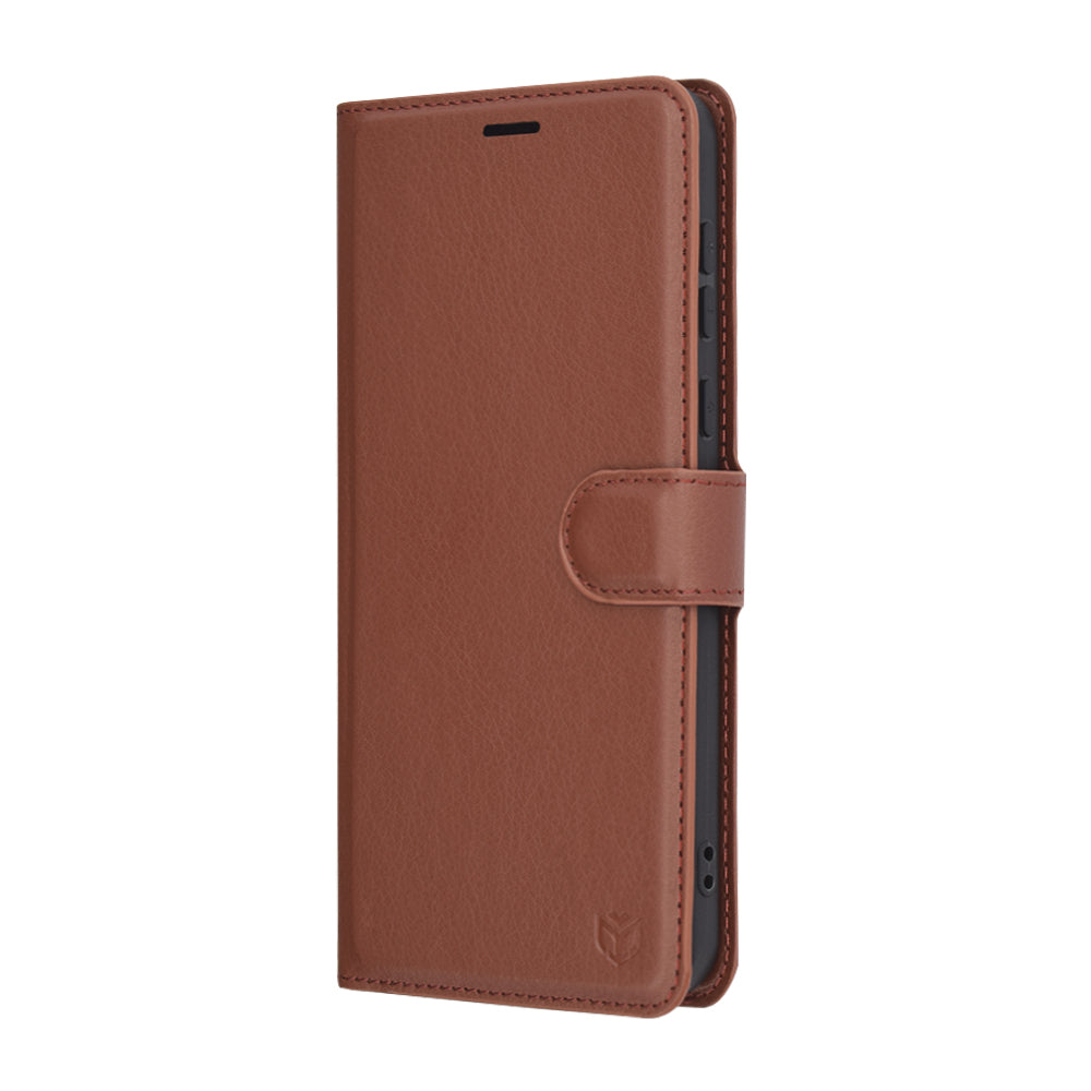 Case for Honor Magic7 Pro, Techsuit, Leather Folio, Brown