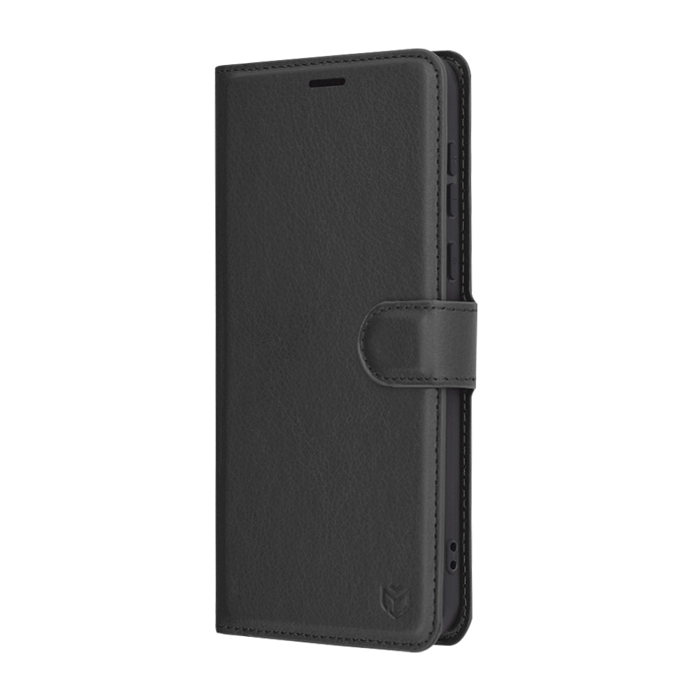 Coque pour Honor Magic7 Pro, Techsuit, Leather Folio, Noire