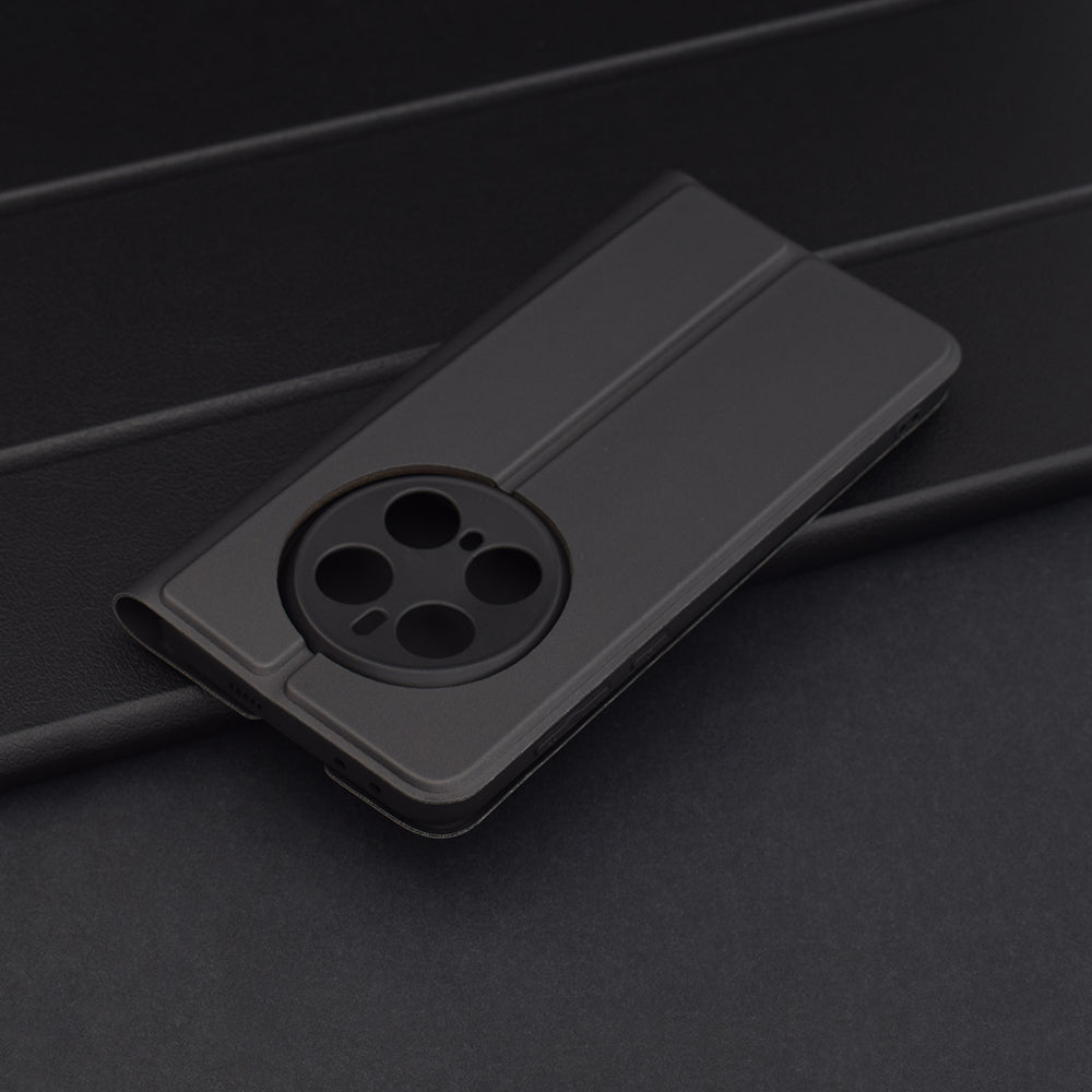 Coque pour Honor Magic7 Pro, Techsuit, Magskin Book, Noire