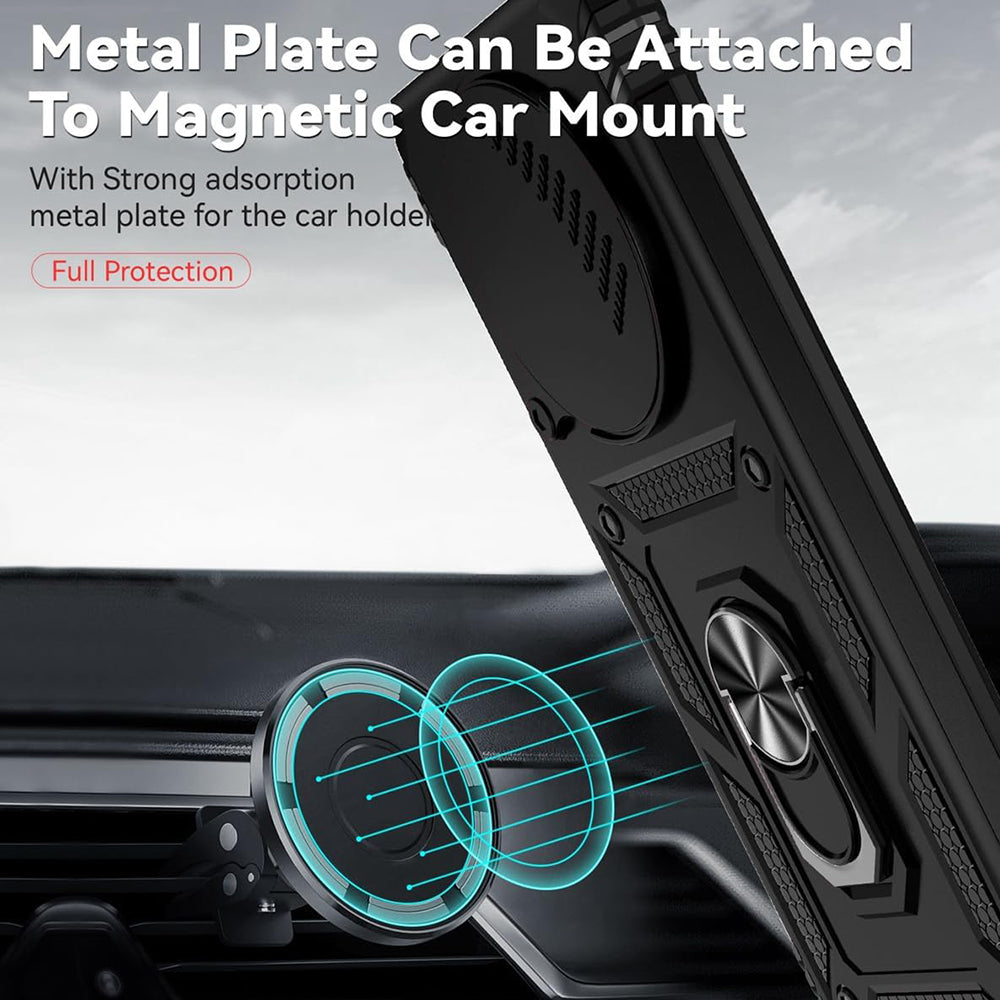 Case for Honor Magic8 Lite, Techsuit, CamShield, Rose Gold