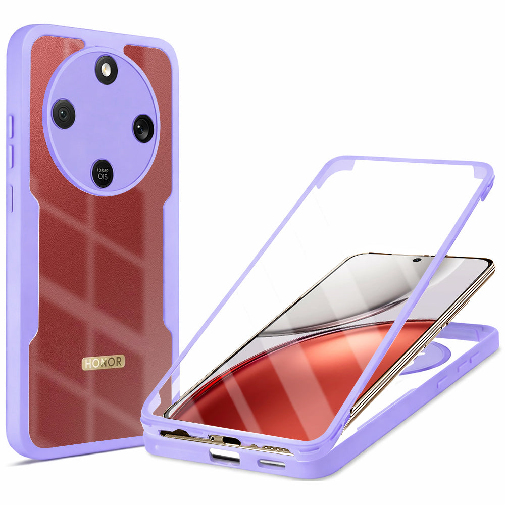 Hülle für Honor Magic8 Lite, Techsuit, ColorVerse 360, Lila