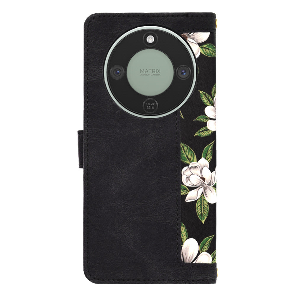 Hülle für Honor Magic8 Lite, Techsuit, FlipCraft, Schwarz