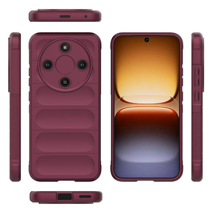 Case for Honor Magic8 Lite, Techsuit, Magic Shield, Burgundy