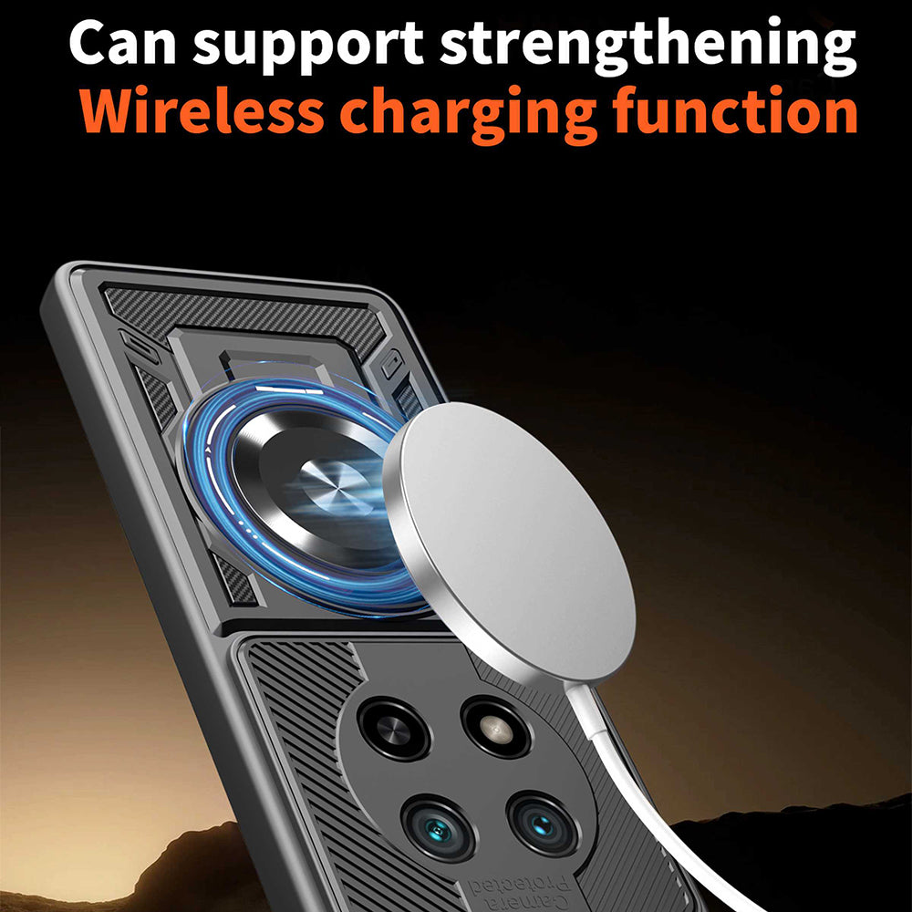 Étui pour Honor Magic8 Lite, Techsuit, RuggedCam, Noir