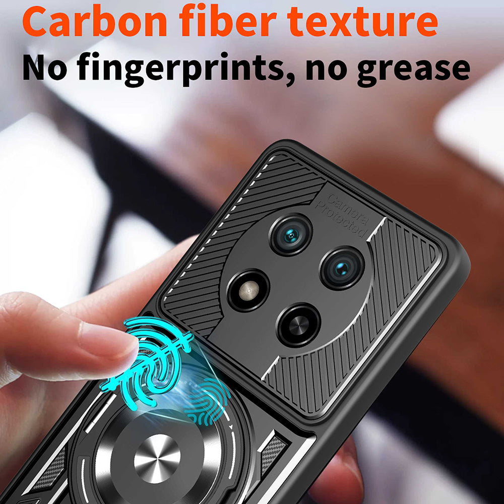 Étui pour Honor Magic8 Lite, Techsuit, RuggedCam, Noir