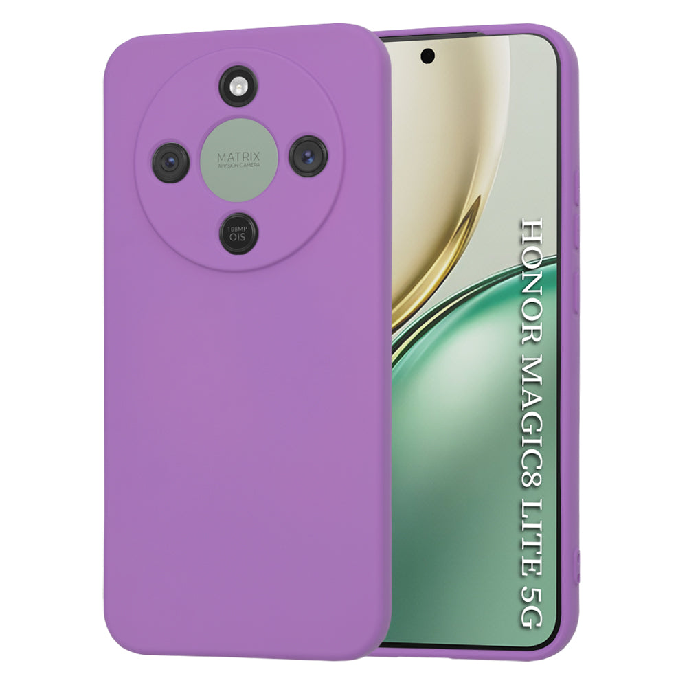 Hülle für Honor Magic8 Lite, Techsuit, SoftFlex, Lila