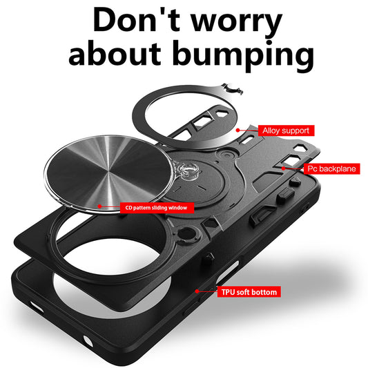 Hülle für Honor Magic8 Pro, Techsuit, CamGuard Pro, Lila