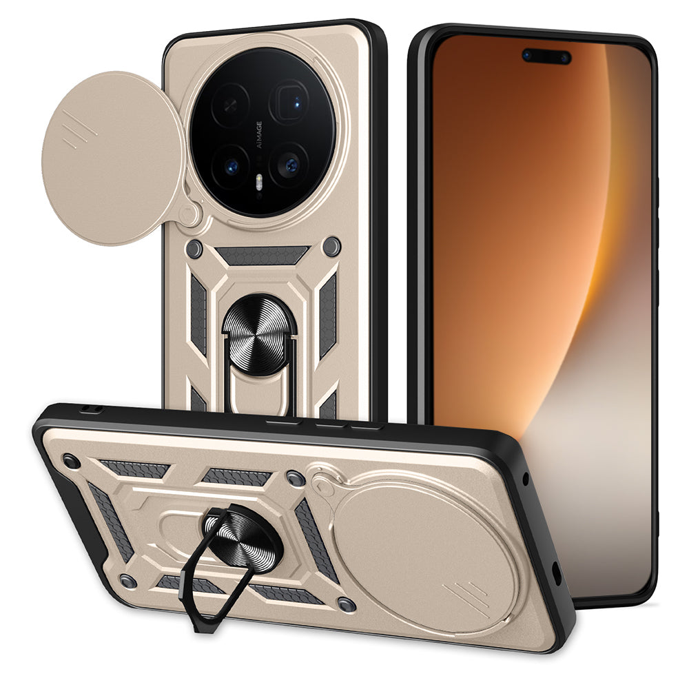 Hülle für Honor Magic8 Pro, Techsuit, CamShield, Gold