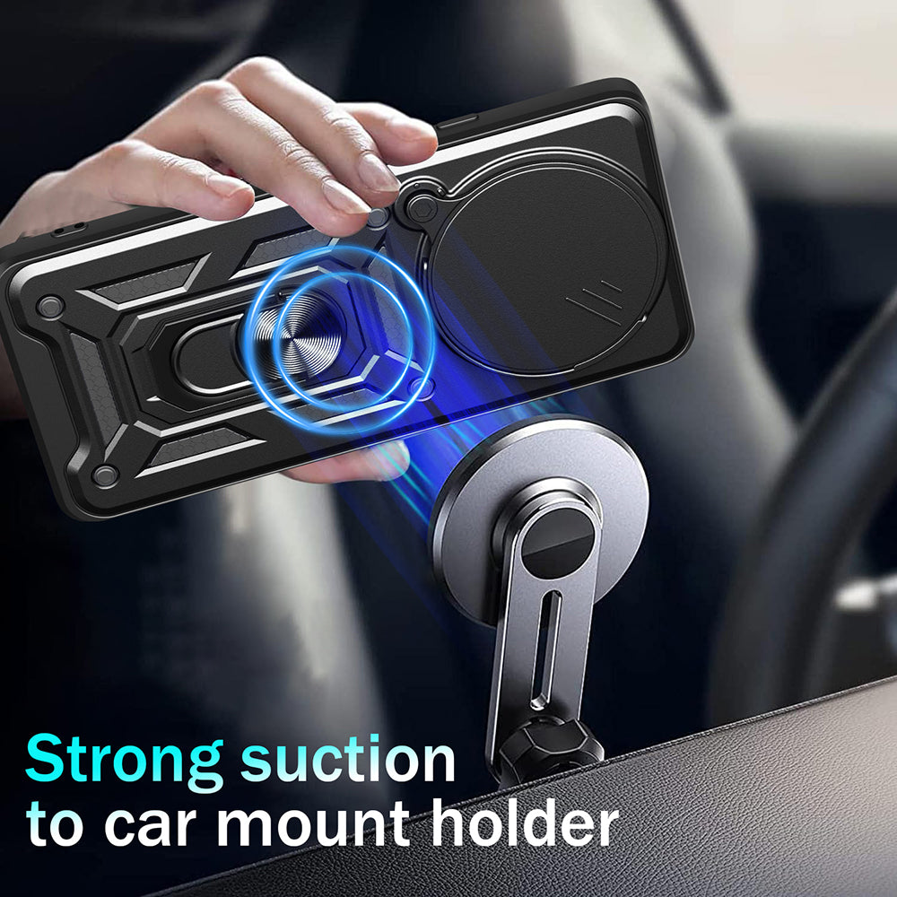 Hülle für Honor Magic8 Pro, Techsuit, CamShield, Grün