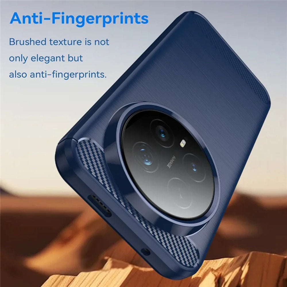 Hülle für Honor Magic8 Pro, Techsuit, Carbon, Blau