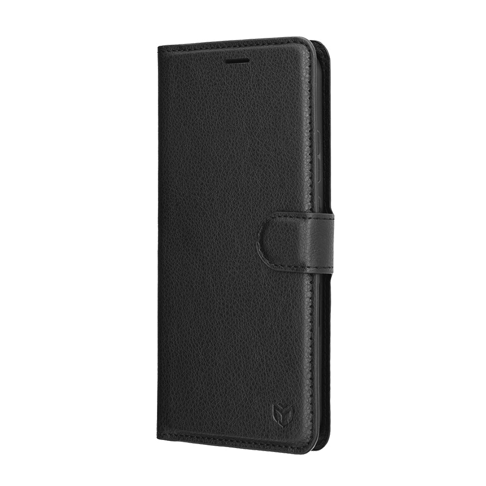 Coque pour Honor Magic8 Pro, Techsuit, Leather Folio, Noire