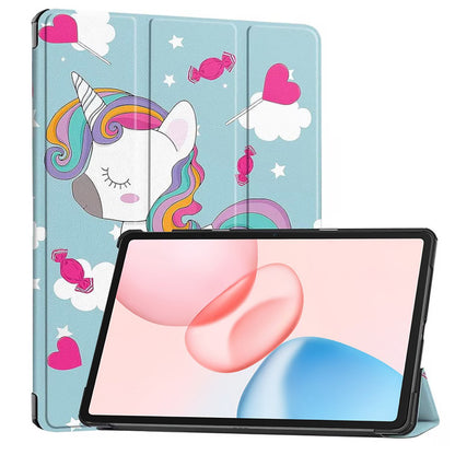 Hülle für Honor Pad 10, Techsuit, FoldPro Unicorn, Mehrfarbig