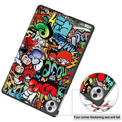 Case for Honor Pad 10, Techsuit, FoldPro Urban Vibe, Multicolor