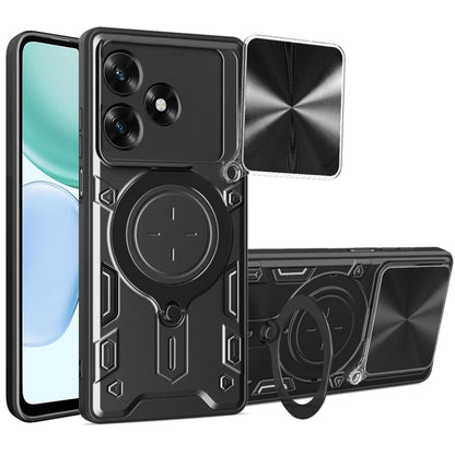 Étui pour Honor X5c Plus, Techsuit, CamGuard Pro, Noir