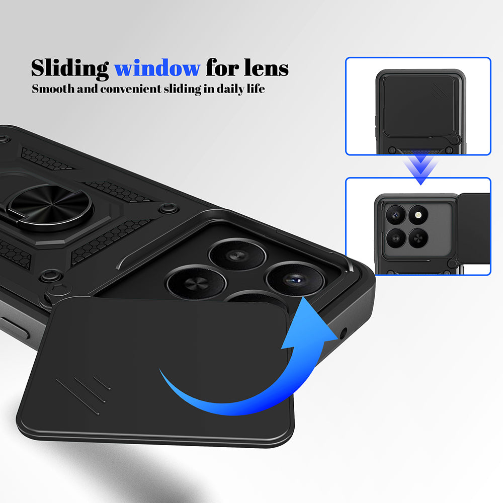 Case for Honor X5c Plus, Techsuit, CamShield, Rose Gold