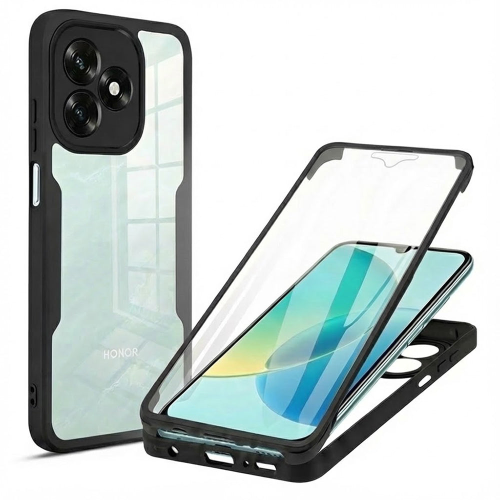 Étui pour Honor X5c Plus, Techsuit, ColorVerse 360, Noir