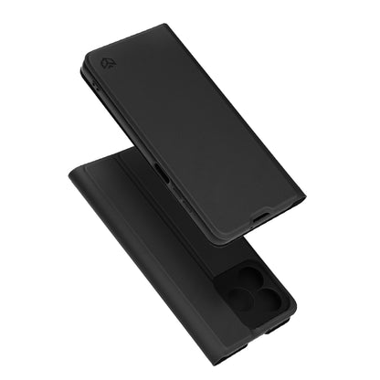 Hülle für Honor X5c Plus, Techsuit, Magskin Book, Schwarz