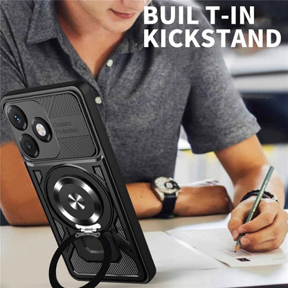 Hülle für Honor X5c Plus, Techsuit, RuggedCam, Blau