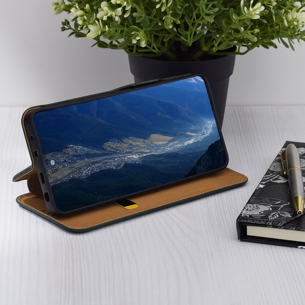 Hülle für Honor X5c Plus, Techsuit, Safe Wallet Plus, Grün