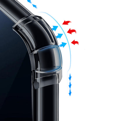 Étui pour Honor X5c Plus, Techsuit, Shockproof Clear, Noir