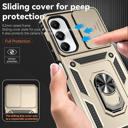 Hülle für Honor X6a, Techsuit, CamShield, Gold