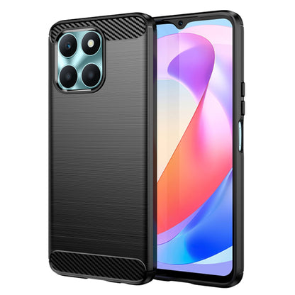 Coque pour Honor X6a, Techsuit, Carbone, Noire