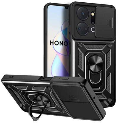 Coque pour Honor X7a, Techsuit, CamShield, Noire