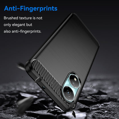 Hülle für Honor X7b 5G / 90 Smart / X7b 4G, Techsuit, Carbon, Schwarz